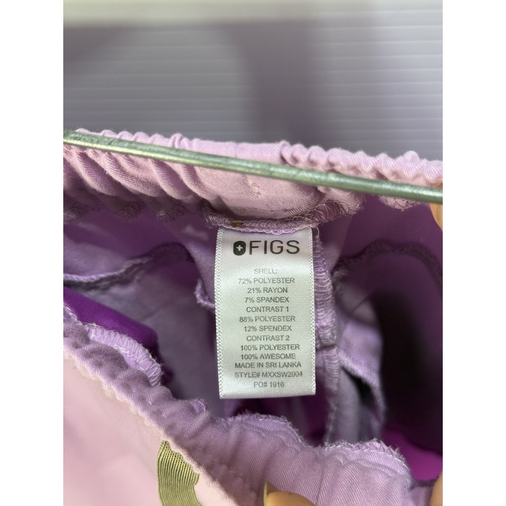 Figs Men's Tansen Jogger Scrub Pants Size Small Purple/Wild Iris Drawstring - Picture 3 of 8